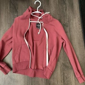 Pink zip-up